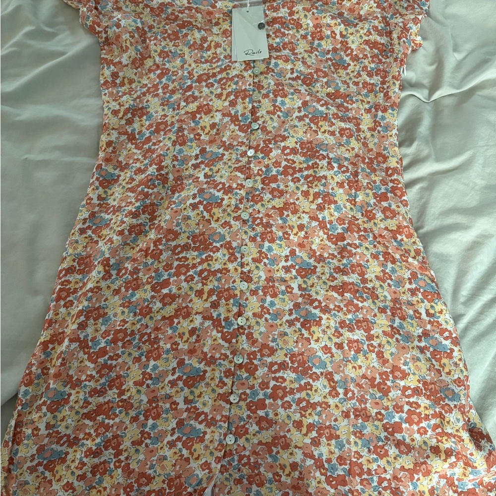 Rails Floral Print Mini Dress